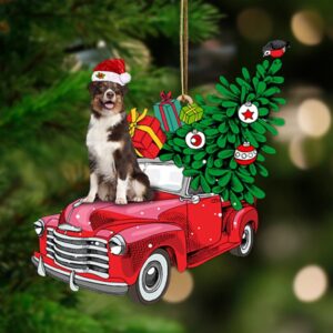 Australian Shepherd Pine Truck Hanging…