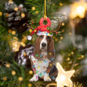 Basset Hounds Christmas Shape Christmas…