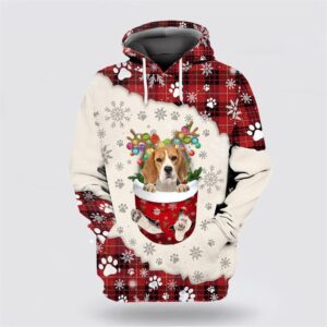 Beagle In Snow Pocket Merry…
