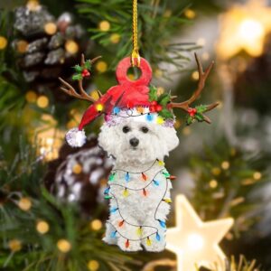 Bichon Frise Christmas Shape Christmas…