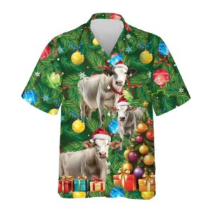 Brahman Cow Christmas Tree Hawaiian…