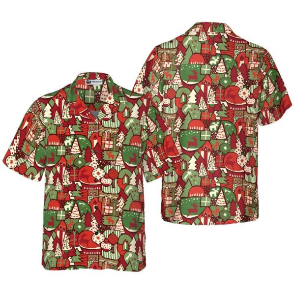 Christmas Gift Pattern Hawaiian Shirts