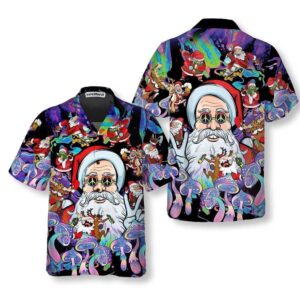 Christmas Hippie Santa Claus Hawaiian…