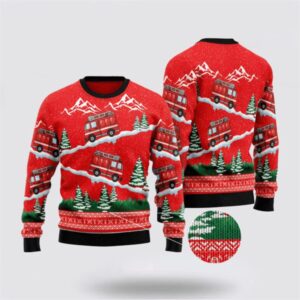 Citybarks Firefighter Ugly Sweater