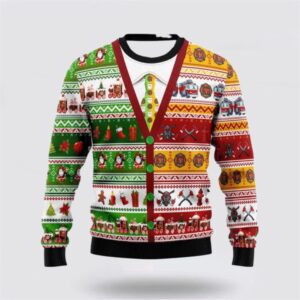 Citybarks Ugly Christmas Sweater Firefighter…