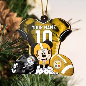 Custom Name NFL Pittsburgh Steelers…