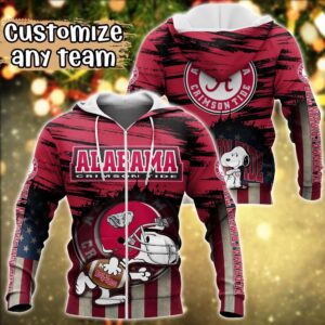 Customized NCAA Alabama Crimson Tide Hoodie 3D Snoopy Sports For Fans 2 brgk6x.jpg