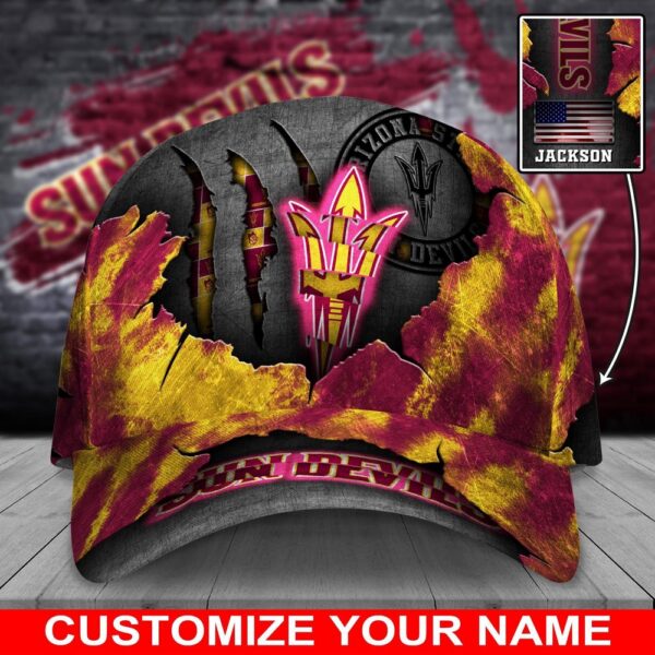 Customized NCAA Arizona State Sun Devils Baseball Cap Sleek Trends Parade