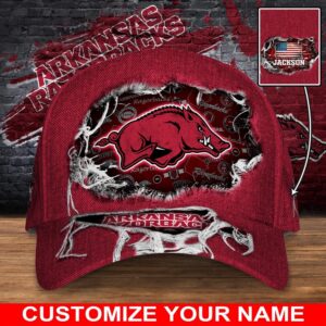 Customized NCAA Arkansas Razorbacks Baseball Cap Trendsetting Threads Fashion 1 bmdpvo.jpg