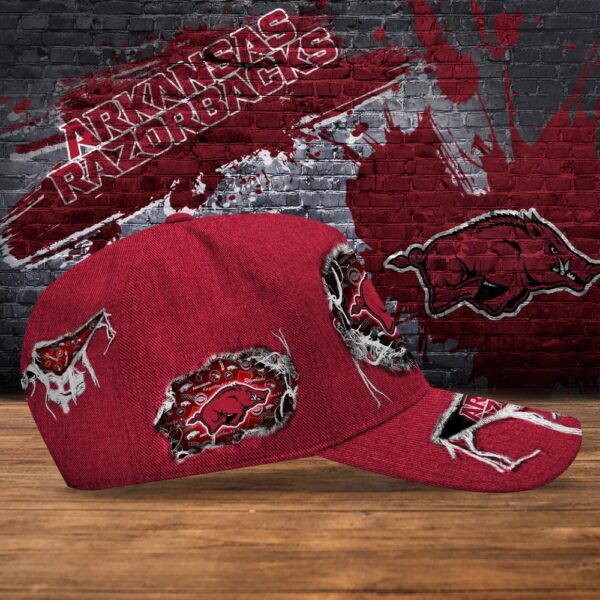 Customized NCAA Arkansas Razorbacks Baseball Cap Trendsetting Threads Fashion