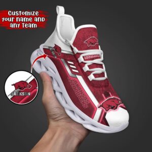 Customized NCAA Arkansas Razorbacks Sneaker…