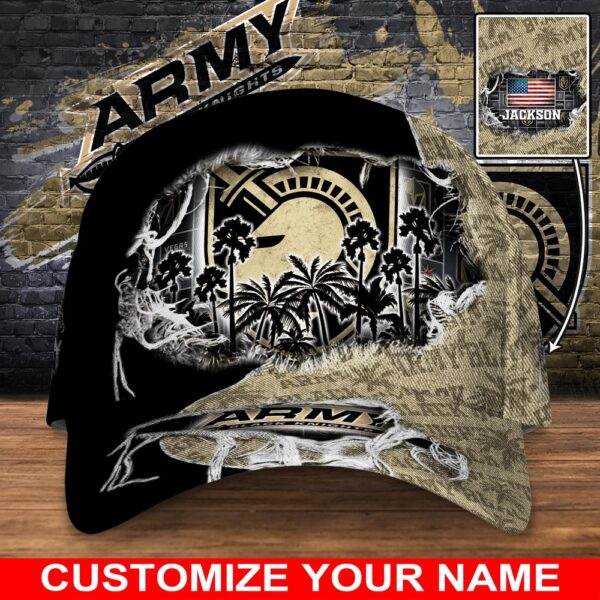 Customized NCAA Army Black Knights Baseball Cap Sleek Layers Of Bliss