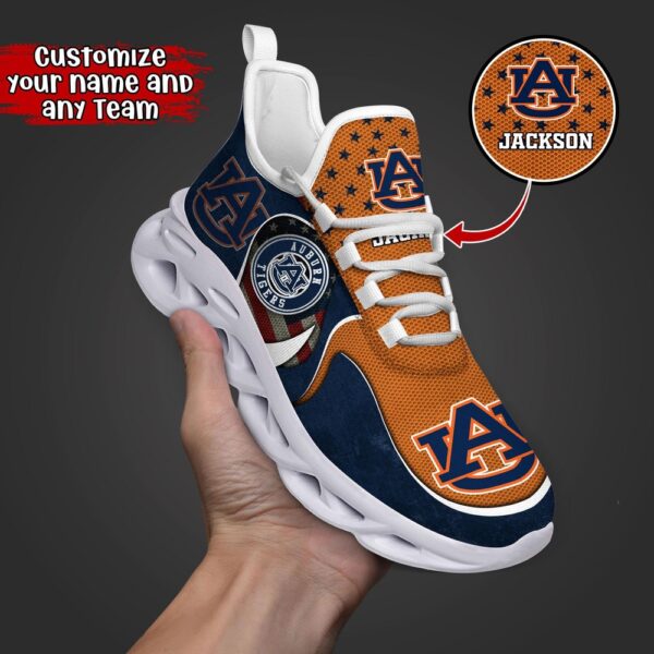 Customized NCAA Auburn Tigers Sneaker Max Soul Shoes Sole Bliss