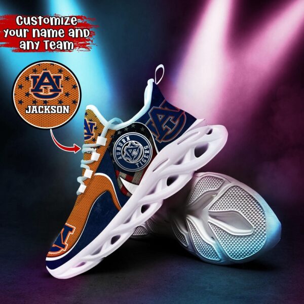 Customized NCAA Auburn Tigers Sneaker Max Soul Shoes Sole Bliss