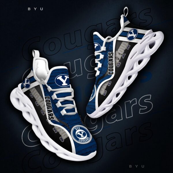 Customized NCAA BYU Cougars Sneaker Max Soul Shoes Stride Glamour