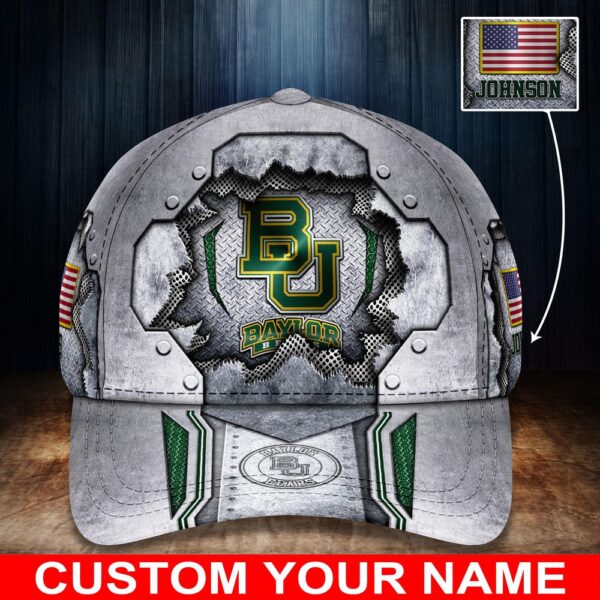 Customized NCAA Baylor Bears Baseball Cap Sleek Layers of Style