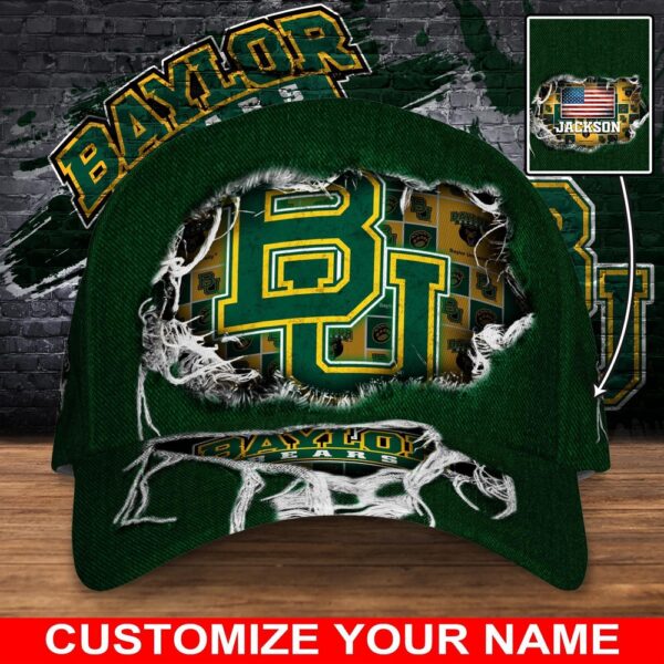 Customized NCAA Baylor Bears Baseball Cap Trendsetting Threads Fashion