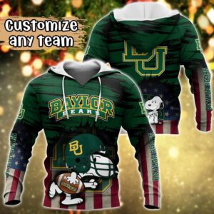 Customized NCAA Baylor Bears Hoodie…