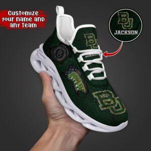 Customized NCAA Baylor Bears Sneaker…