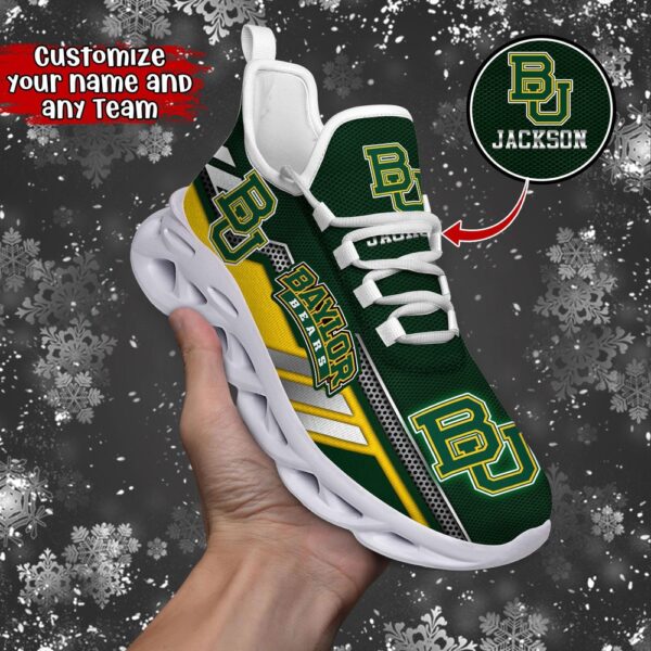 Customized NCAA Baylor Bears Sneaker Max Soul Shoes Stride Chic Blissful Parade