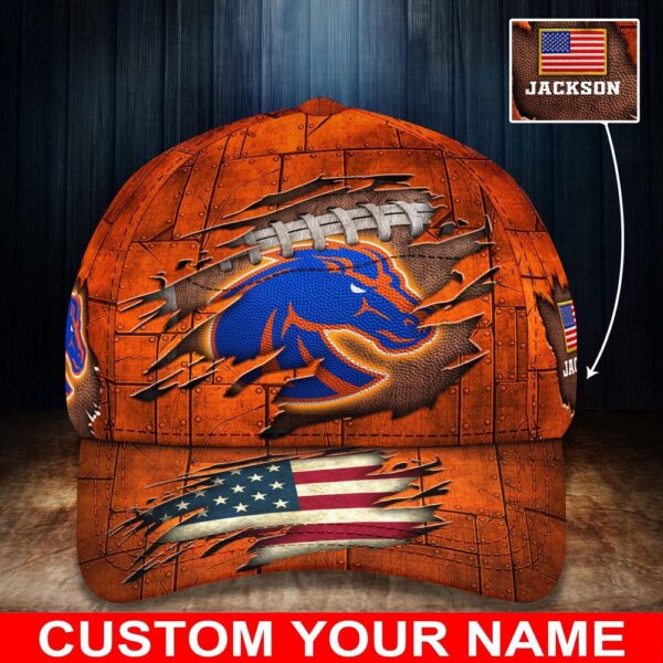 Customized NCAA Boise State Broncos Baseball Cap Casual Elegance Threads