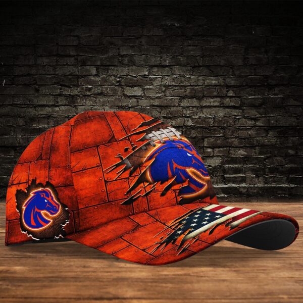 Customized NCAA Boise State Broncos Baseball Cap Casual Elegance Threads