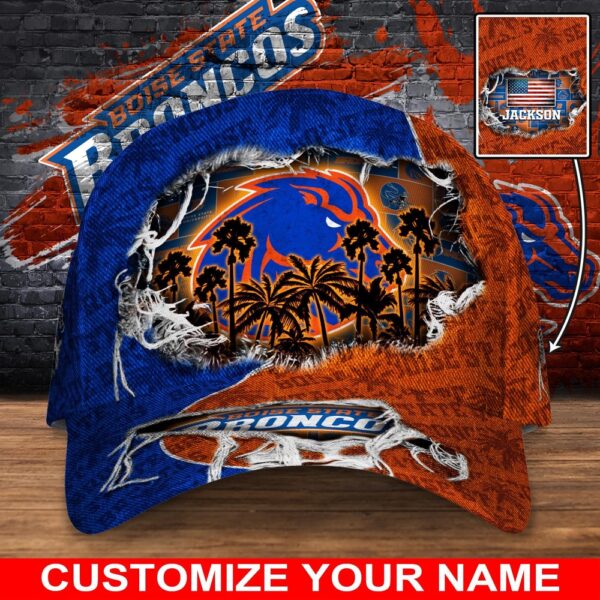 Customized NCAA Boise State Broncos Baseball Cap Sporty Elegance Vibes