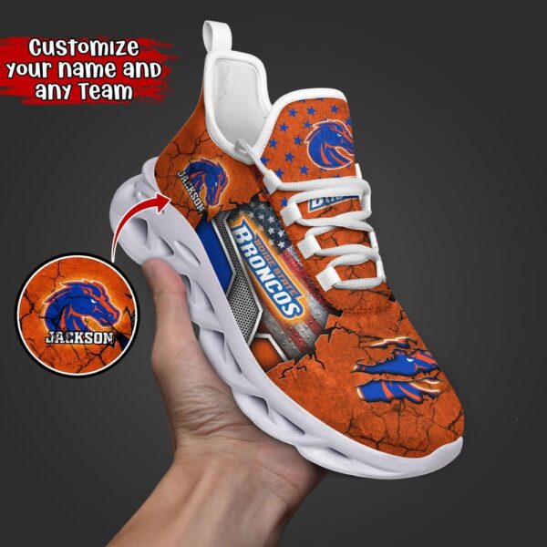 Customized NCAA Boise State Broncos Sneaker Max Soul Shoes Stride In Style