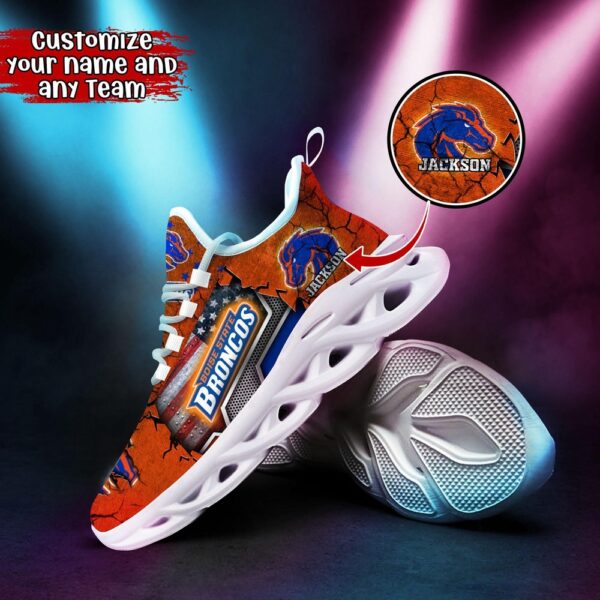 Customized NCAA Boise State Broncos Sneaker Max Soul Shoes Stride In Style