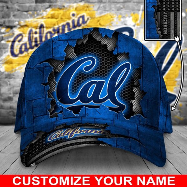 Customized NCAA California Golden Bears Baseball Cap Comfy Magic Headpiece