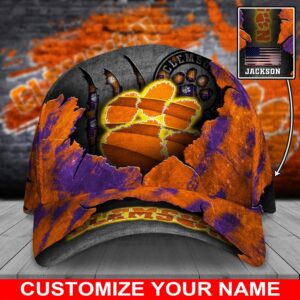 Customized NCAA Clemson Tigers Baseball Cap Signature Urban Style 1 a9gdkj.jpg