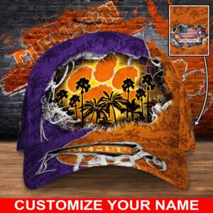 Customized NCAA Clemson Tigers Baseball Cap Sporty Elegance Vibes 1 cjqooy.jpg