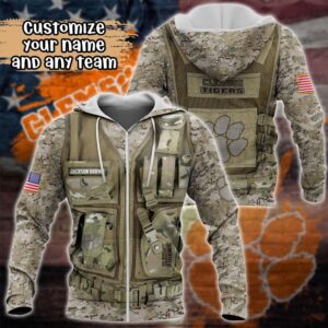 Customized NCAA Clemson Tigers Hoodie 3D Camo Parade For Fans 2 vvuivw.jpg