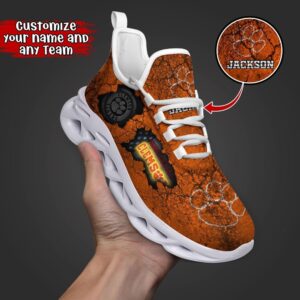 Customized NCAA Clemson Tigers Sneaker…