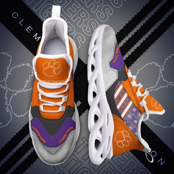 Customized NCAA Clemson Tigers Sneaker Max Soul Shoes Sporty Soul