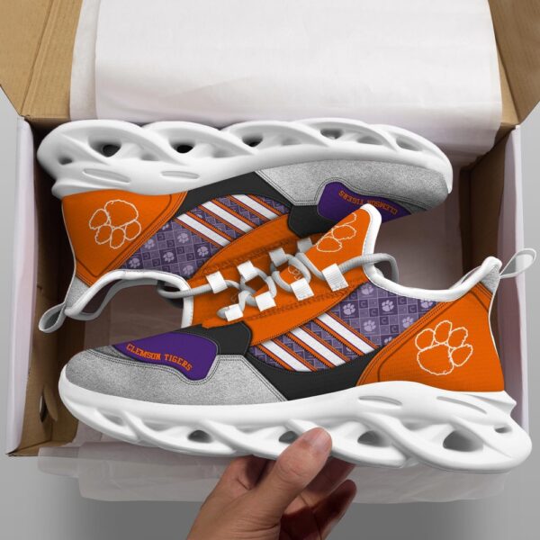 Customized NCAA Clemson Tigers Sneaker Max Soul Shoes Sporty Soul