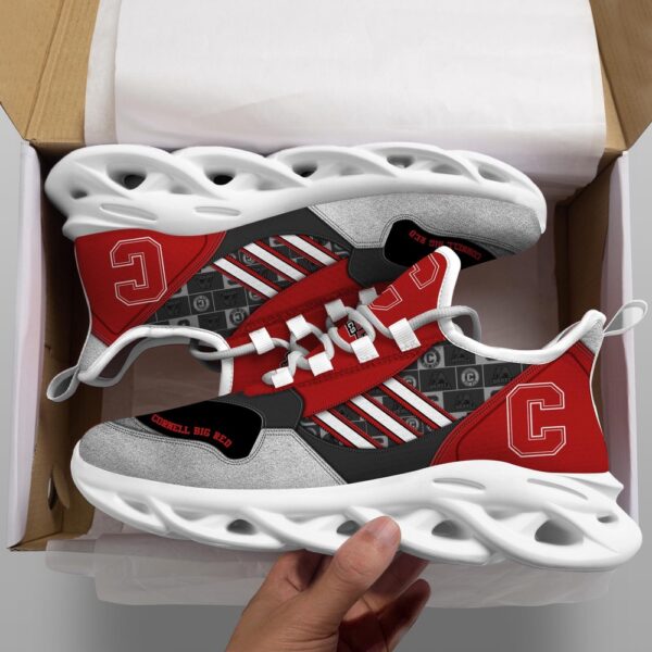 Customized NCAA Cornell Big Red Sneaker Max Soul Shoes Kick Bliss Parade