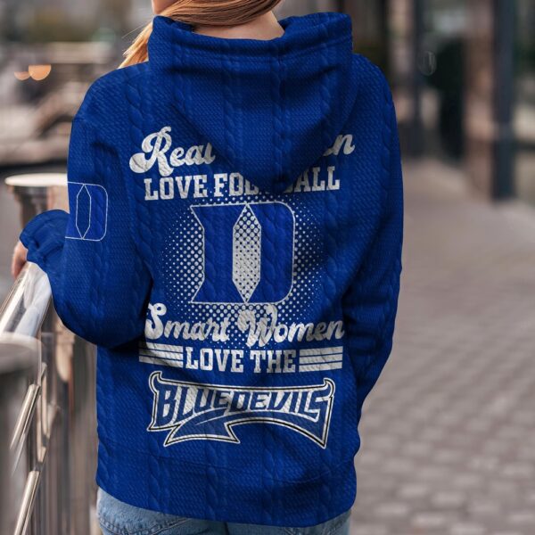 Customized NCAA Duke Blue Devils Hoodie 3D Athletic Elegance For Fans