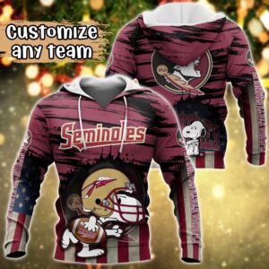 Customized NCAA Florida State Seminoles Hoodie 3D Snoopy Plays Sports For Fans 1 fkorlk.jpg