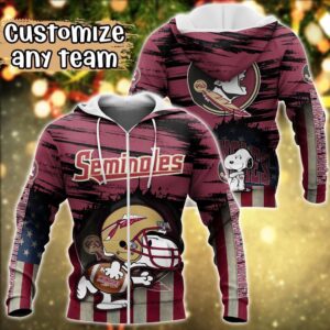 Customized NCAA Florida State Seminoles Hoodie 3D Snoopy Plays Sports For Fans 2 gsnmzy.jpg