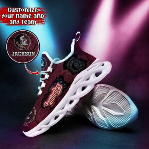 Customized NCAA Florida State Seminoles Sneaker Max Soul Shoes Max Comfort Glide 2 zc46fz.jpg