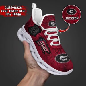 Customized NCAA Georgia Bulldogs Sneaker…