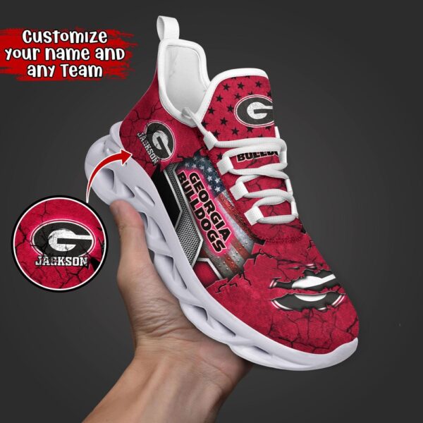 Customized NCAA Georgia Bulldogs Sneaker Max Soul Shoes Stride In Style