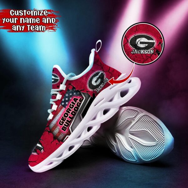 Customized NCAA Georgia Bulldogs Sneaker Max Soul Shoes Stride In Style