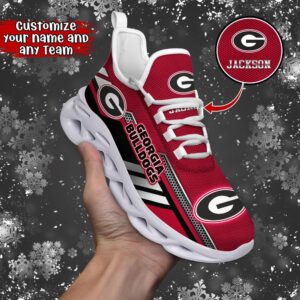 Customized NCAA Georgia Bulldogs Sneaker…