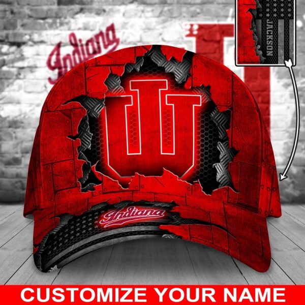 Customized NCAA Indiana Hoosiers Baseball Cap Comfy Magic Headpiece