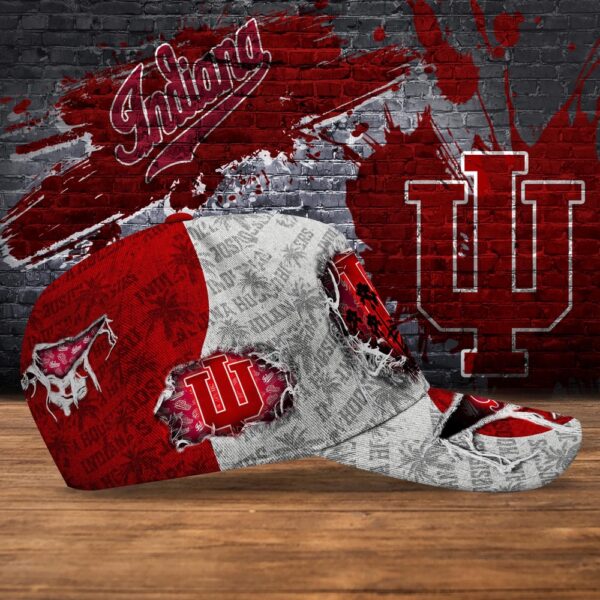 Customized NCAA Indiana Hoosiers Baseball Cap Sleek Layers Of Bliss