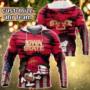 Customized NCAA Iowa State Cyclones Hoodie 3D Snoopy Plays Sports For Fans 1 bywcwe.jpg