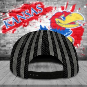 Customized NCAA Kansas Jayhawks Baseball Cap Champion Comfort Fashion 3 elk404.jpg