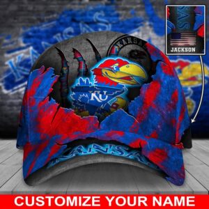 Customized NCAA Kansas Jayhawks Baseball Cap Sleek Trends Parade 1 pq0sib.jpg